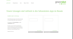 Desktop Screenshot of greenrobot.de